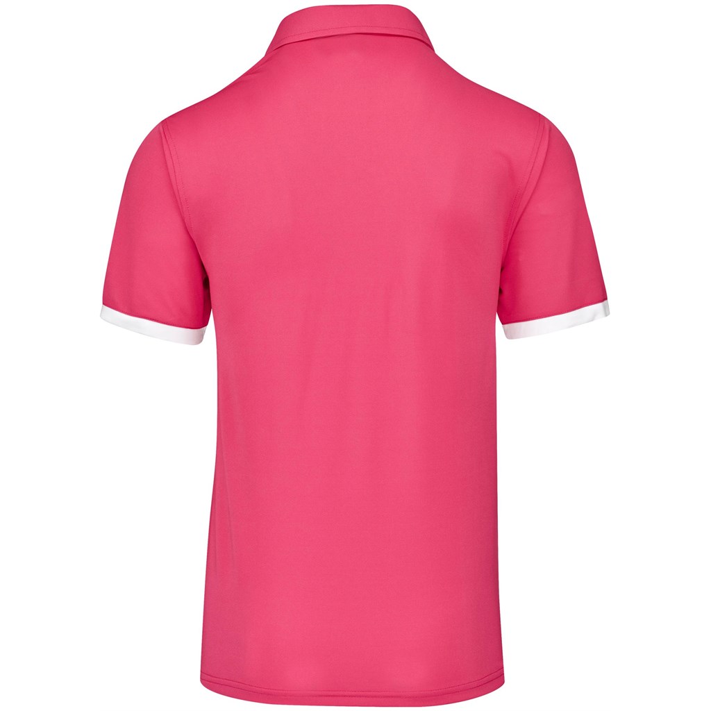 Mens Contest Golf Shirt – Pink