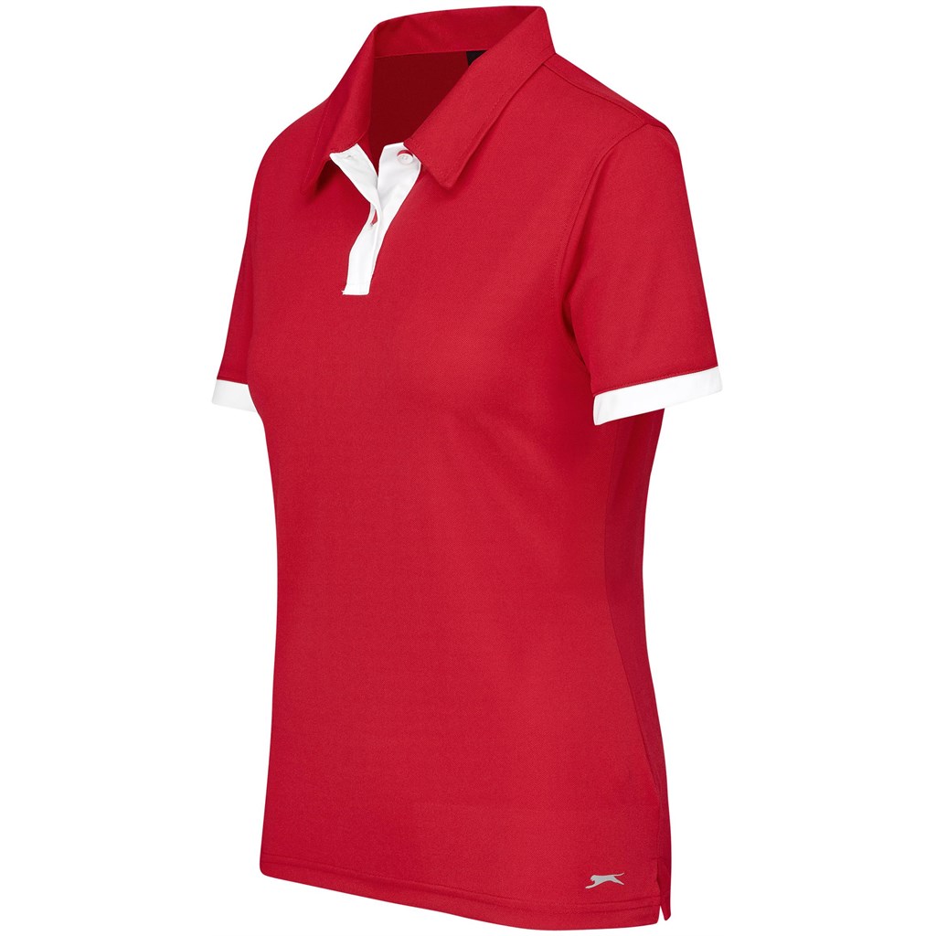 Ladies Contest Golf Shirt – Red