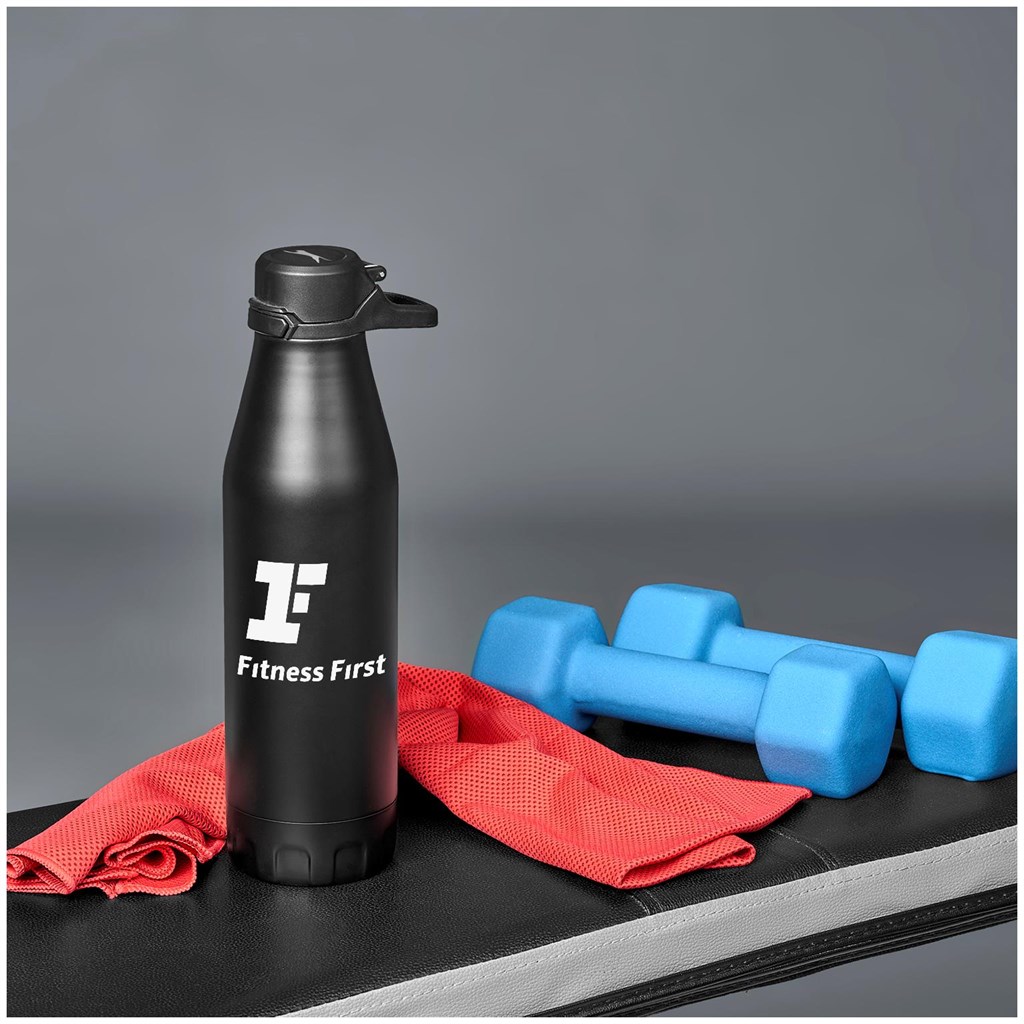 Slazenger Novac Stainless Steel Vacuum Water Bottle - 500ml - Image 3