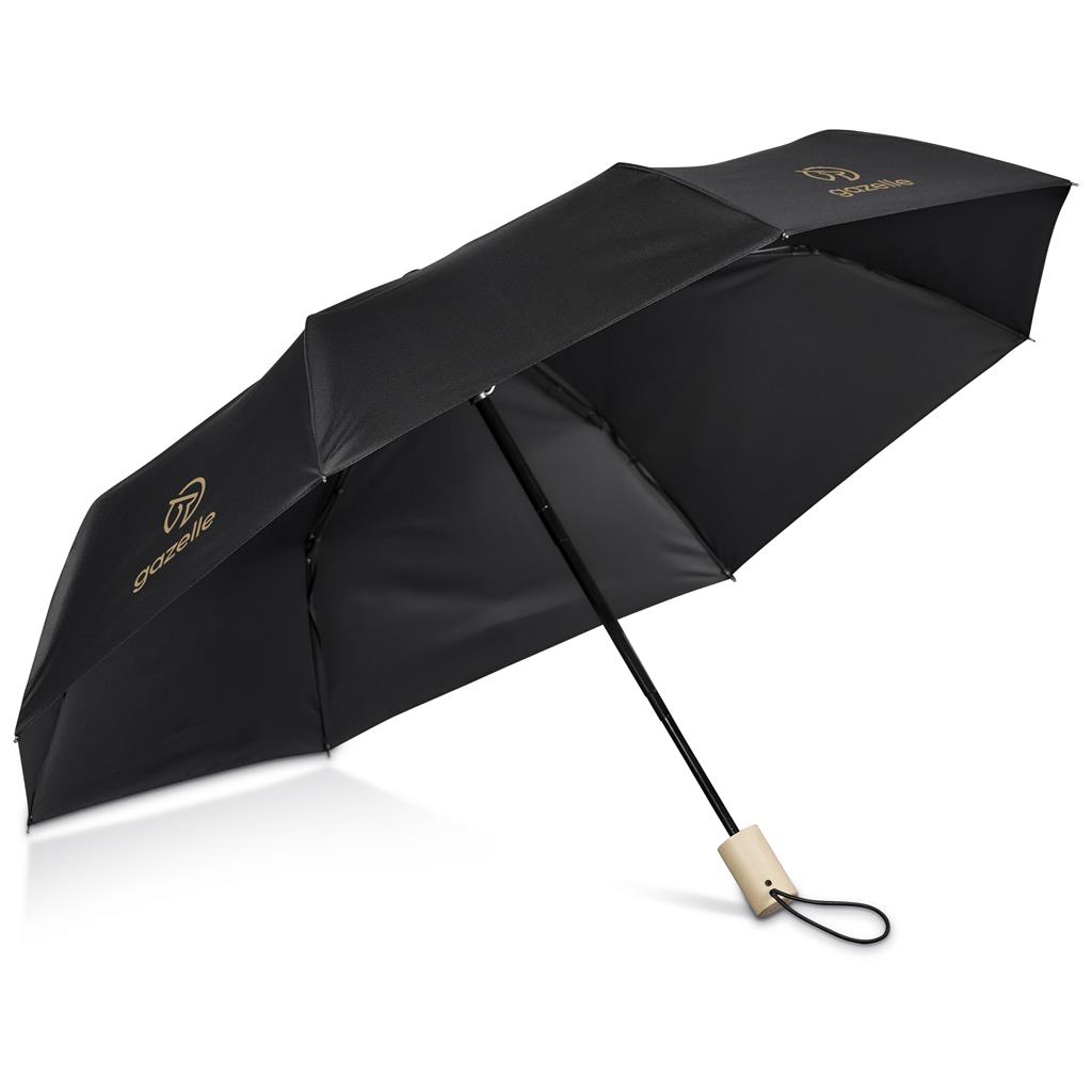 Okiyo Ameno Recycled PET Auto-Open Compact Umbrella - Image 3