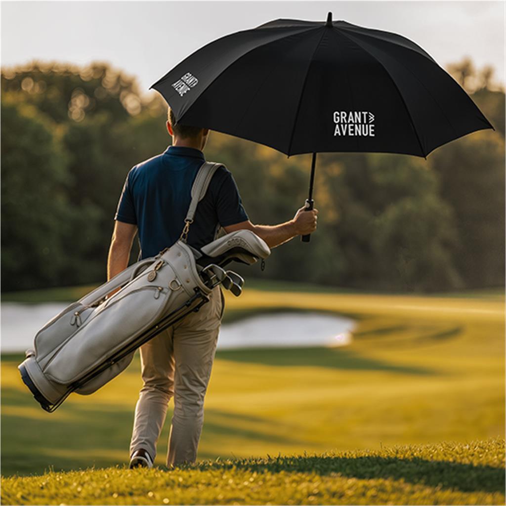 US Basic Hankley Auto-Open Golf Umbrella - Image 4