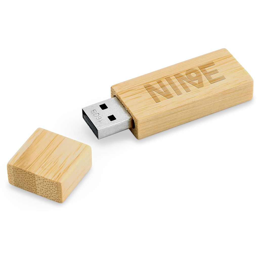 Okiyo Komorebi Bamboo Flash Drive - 16GB - Image 4