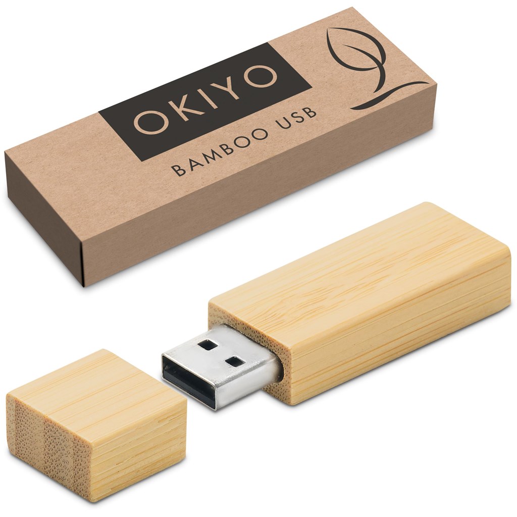 Okiyo Komorebi Bamboo Flash Drive - 16GB - Image 14