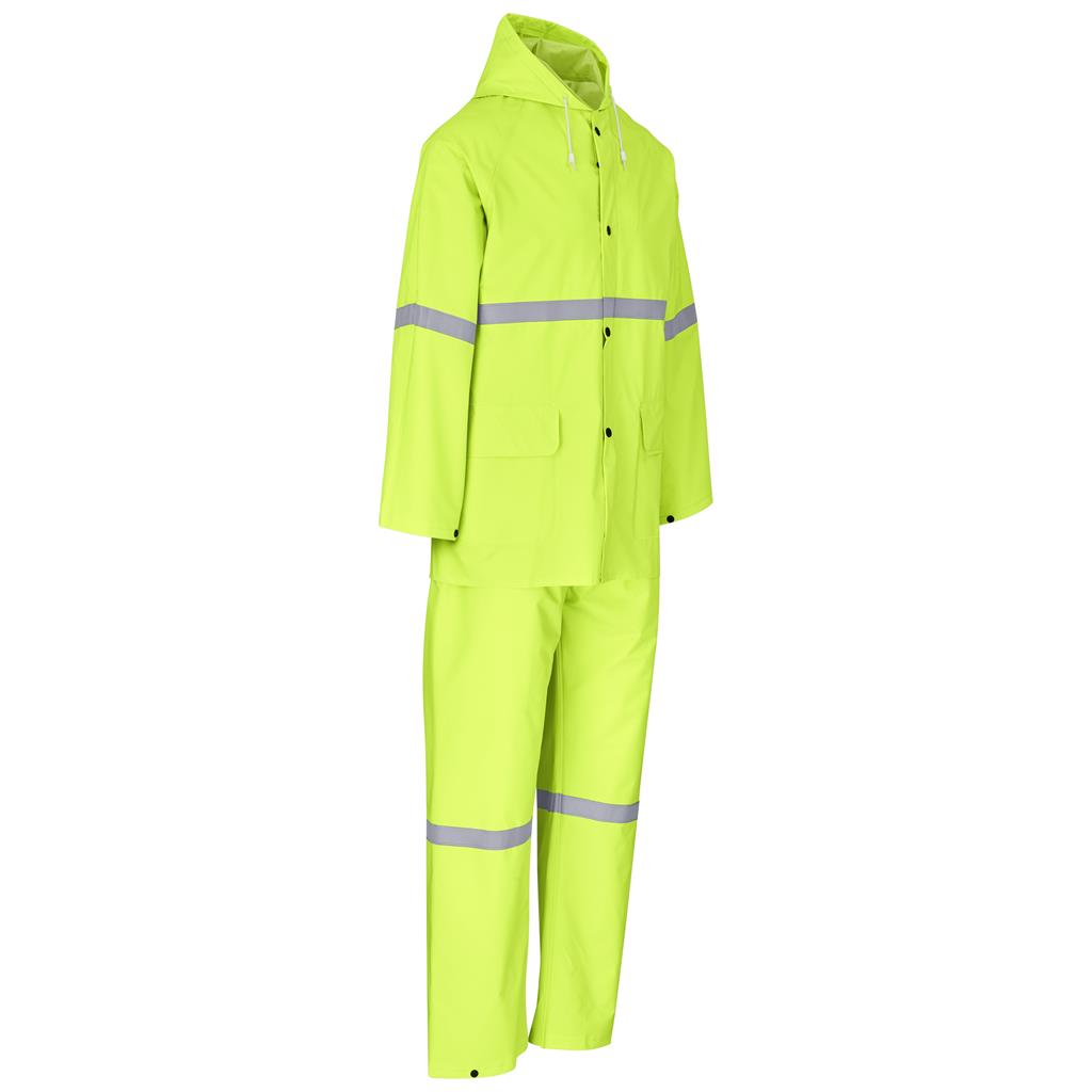 Light Duty Tornado Hi-Viz Reflective Rubberised Rainsuit – Yellow