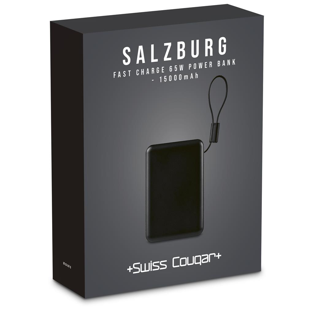 Swiss Cougar Salzburg Fast Charge 65W PD & QC Power Bank 15,000mAh - Image 7